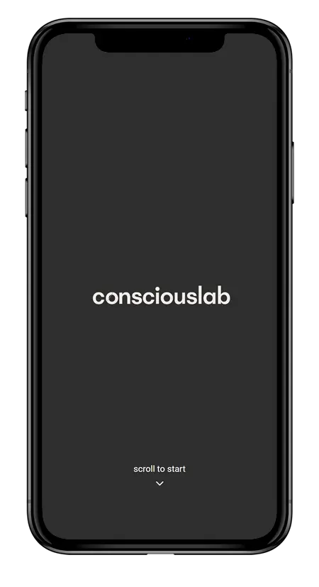 consciouslab mobile view